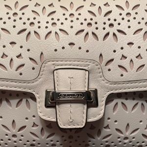 Coach Taylor Eyelet Leather Clutch Wristlet